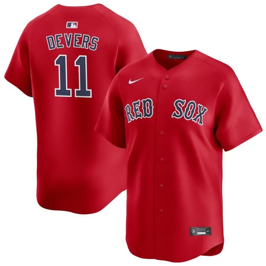 Men Boston Red Sox #11 Devers red Game 2024 Nike MLB Jersey